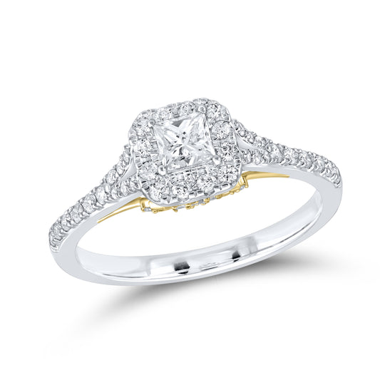 14kt White Gold 0.75 CTW Diamond Engagement Ring