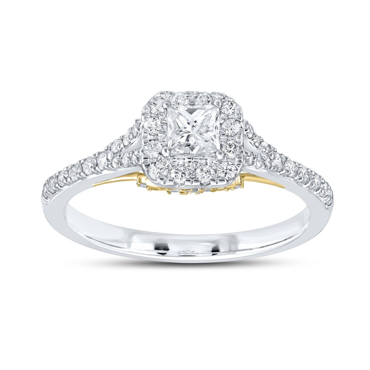 14kt White Gold 0.75 CTW Diamond Engagement Ring