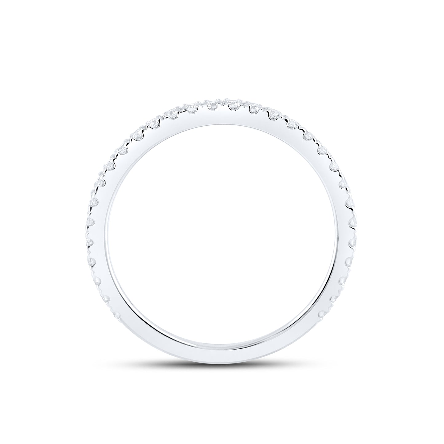 14kt White Gold 2 CTW Oval Lab Diamond Ring