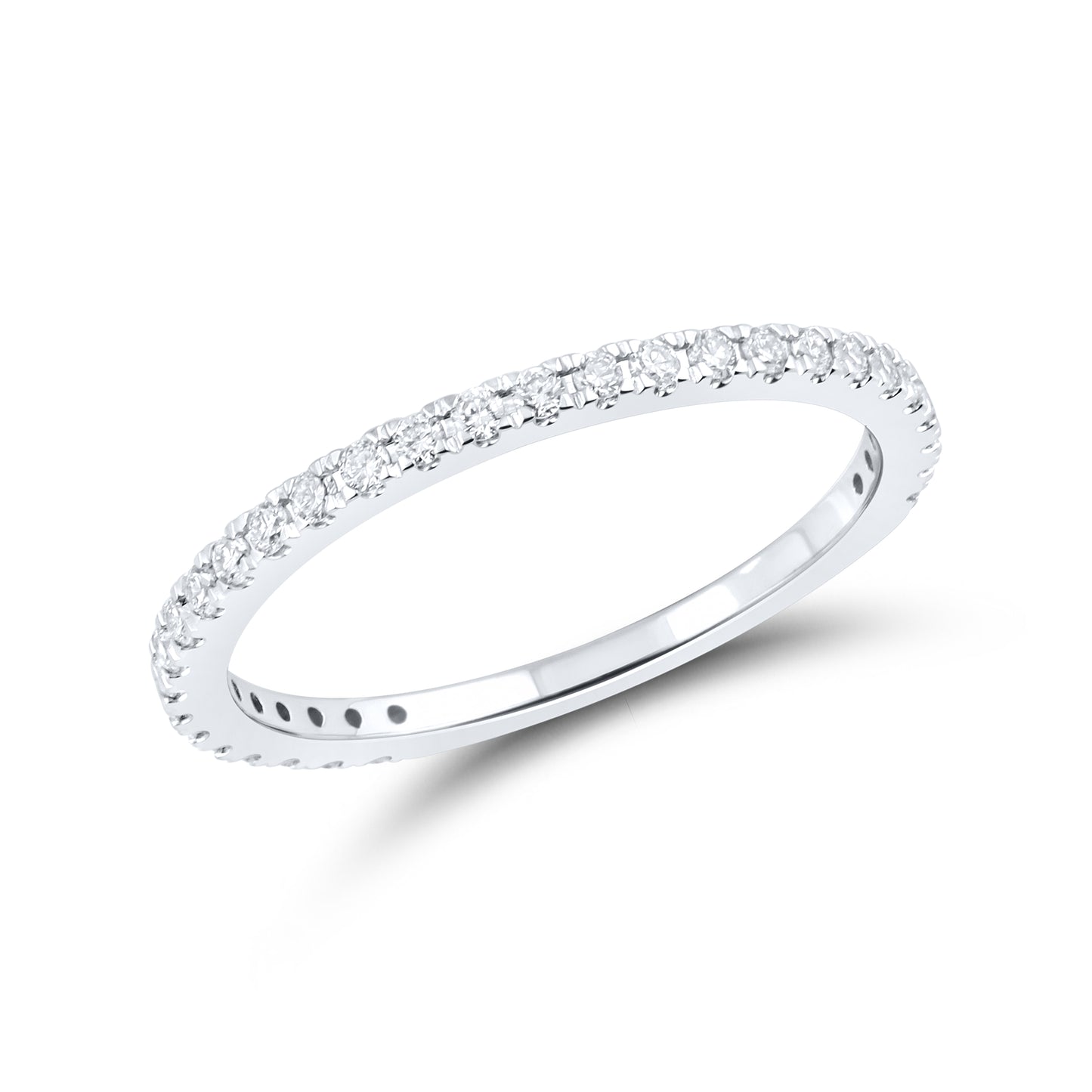 14kt White Gold 2 CTW Oval Lab Diamond Ring