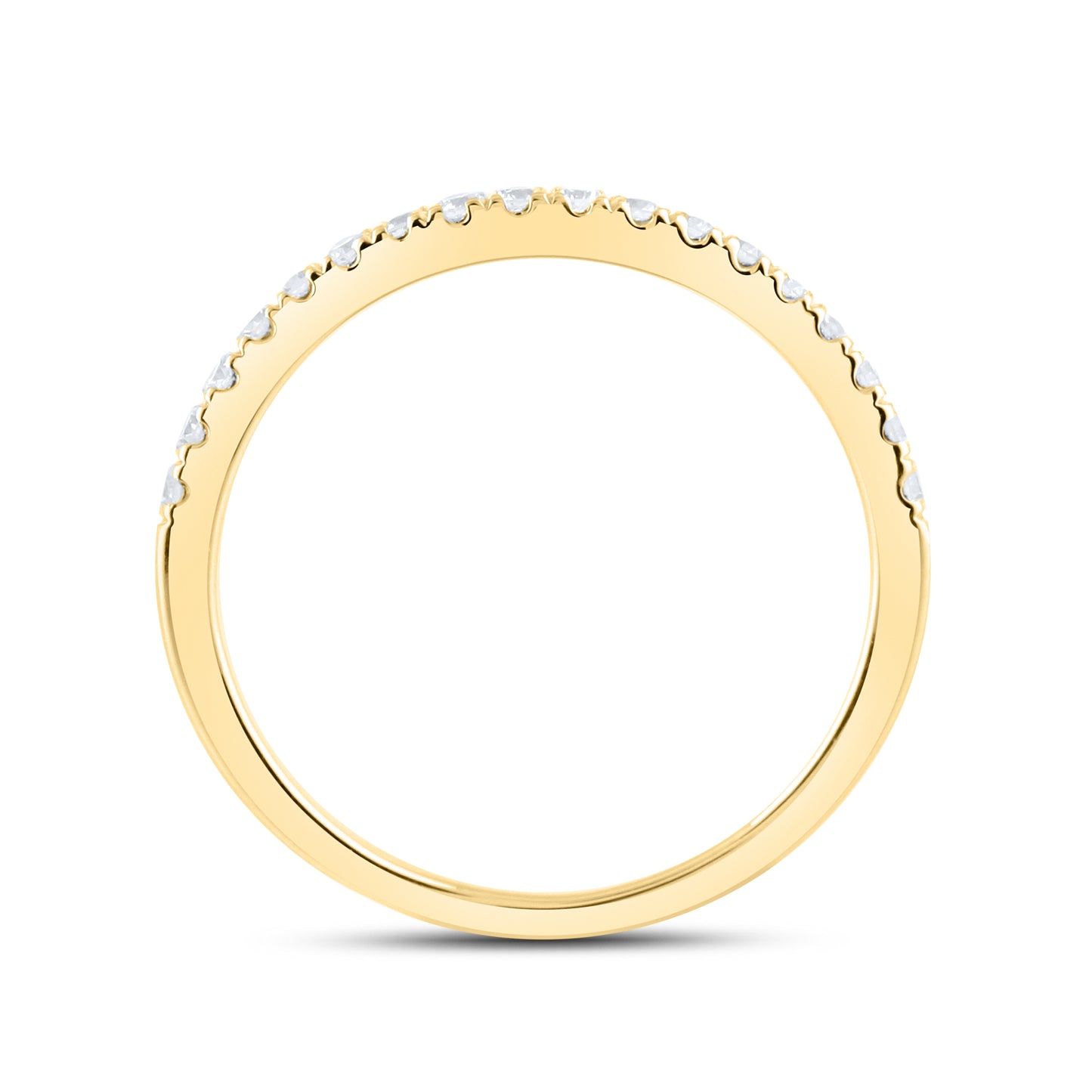 14kt Yellow Gold 1.21 CTW  Lab Diamond Bridal Ring Set