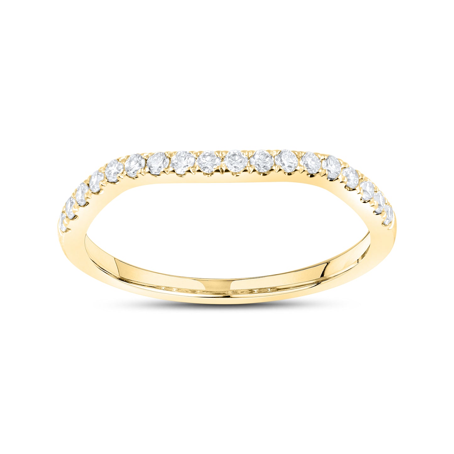 14kt Yellow Gold 1.21 CTW  Lab Diamond Bridal Ring Set