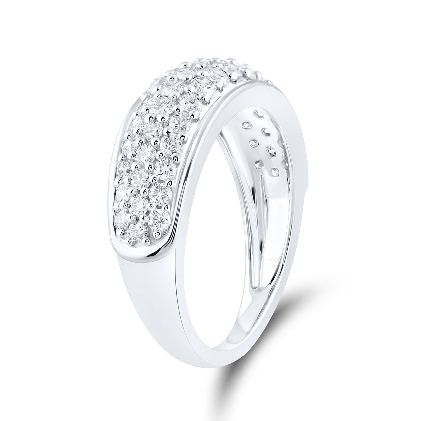 14kt White Gold 0.99 CTW  Lab Diamond Ring