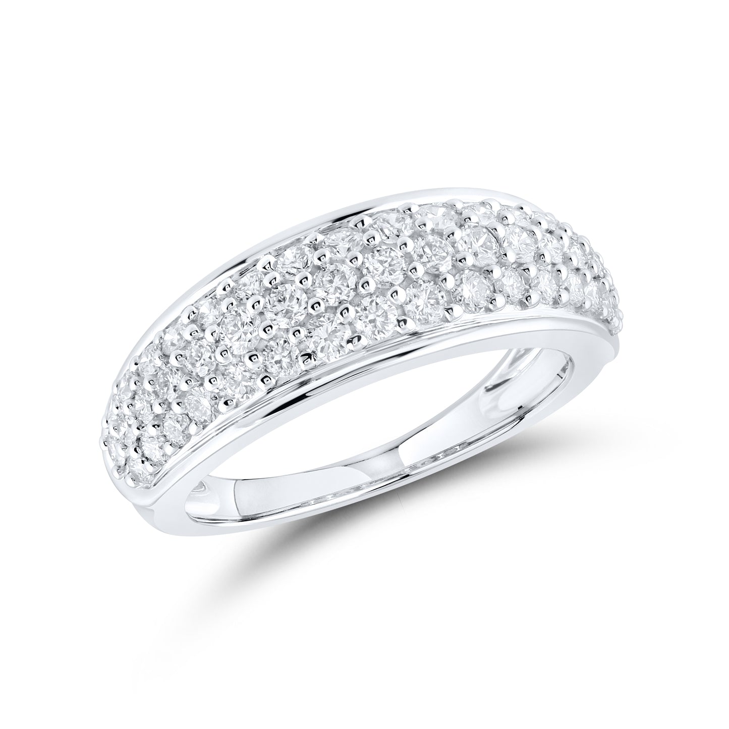 14kt White Gold 0.99 CTW  Lab Diamond Ring