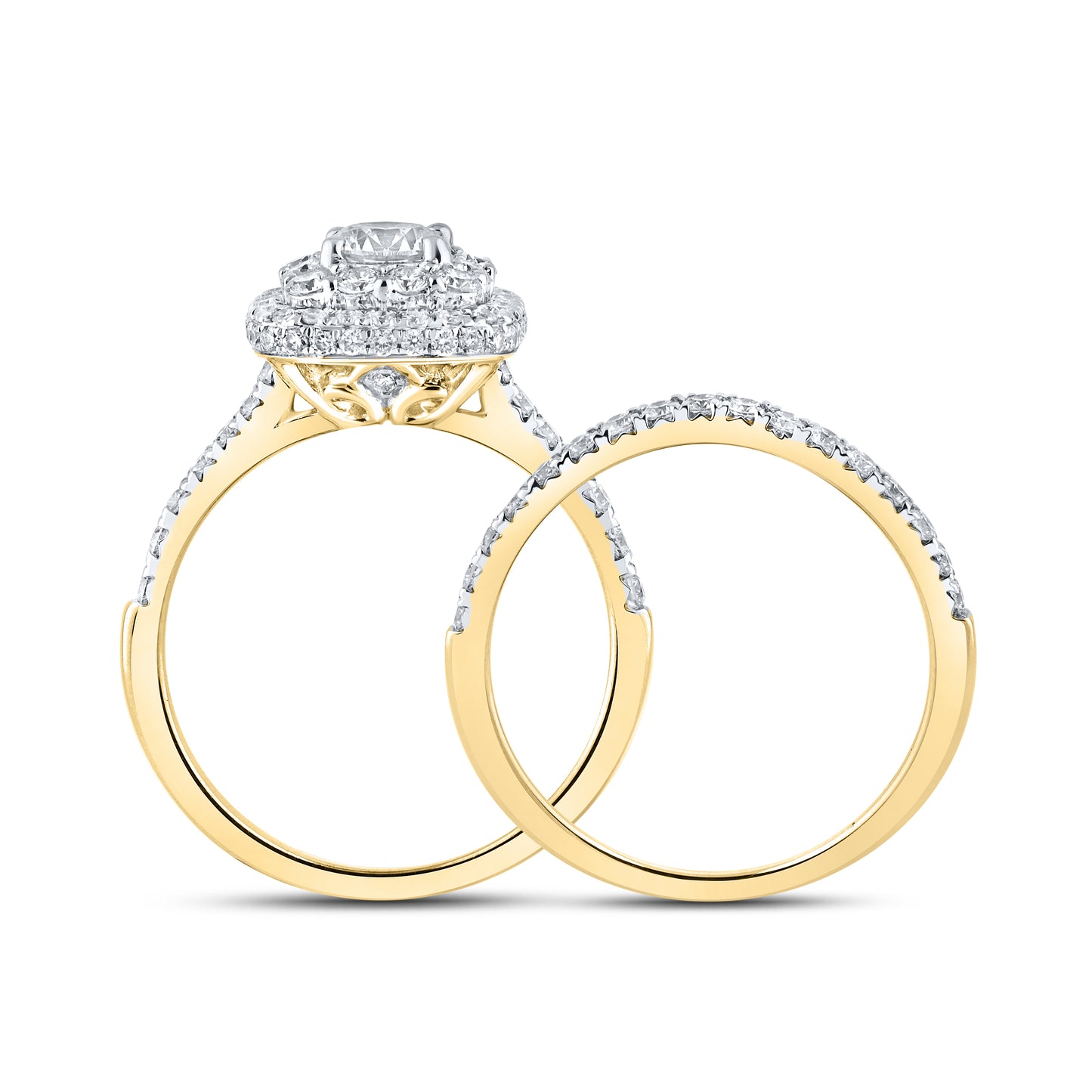 10kt Yellow Gold 1.54 CTW Lab Diamond Ring