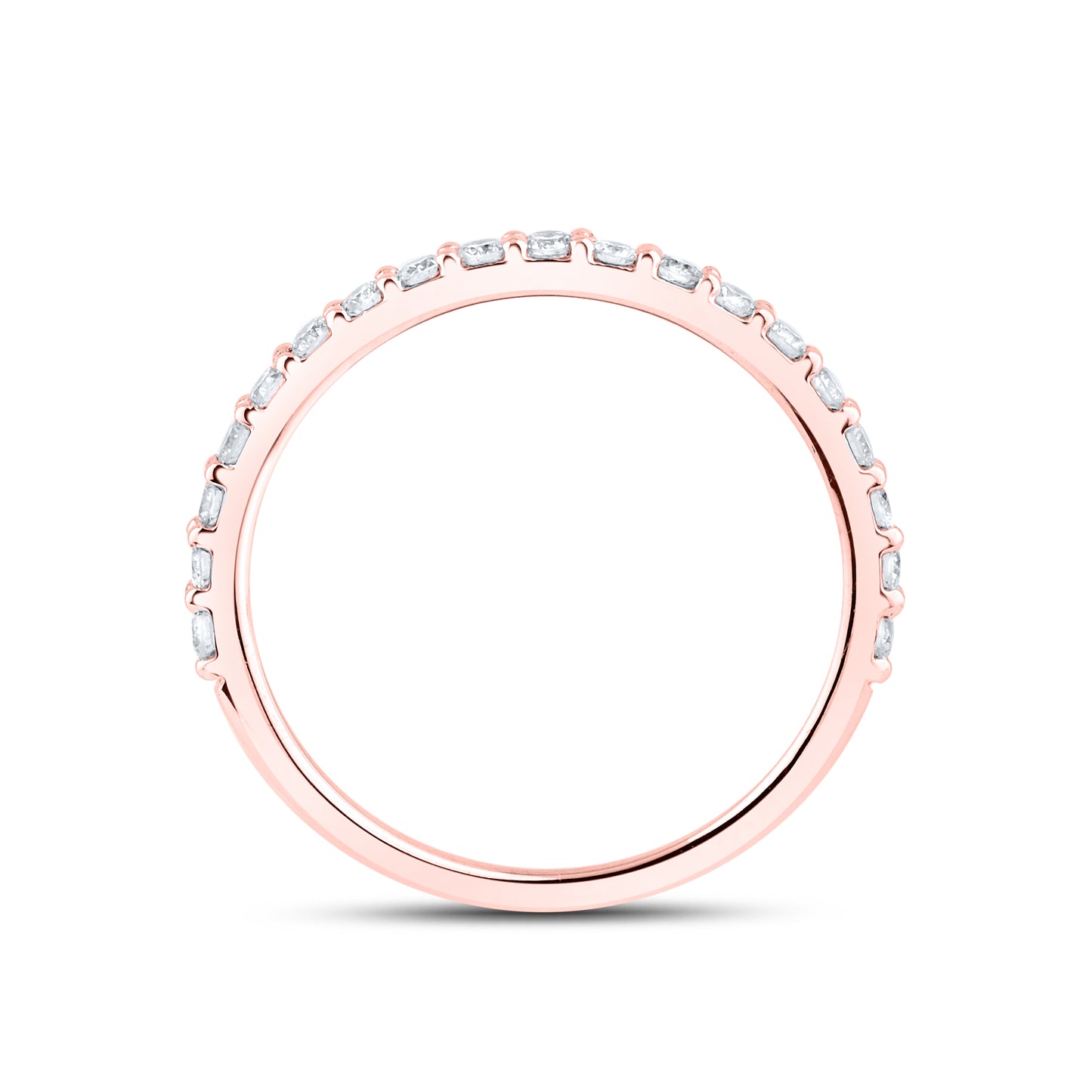 14kt Rose Gold 2.3 CTW Square Princess Lab Diamond  Engagement Bridal Ring