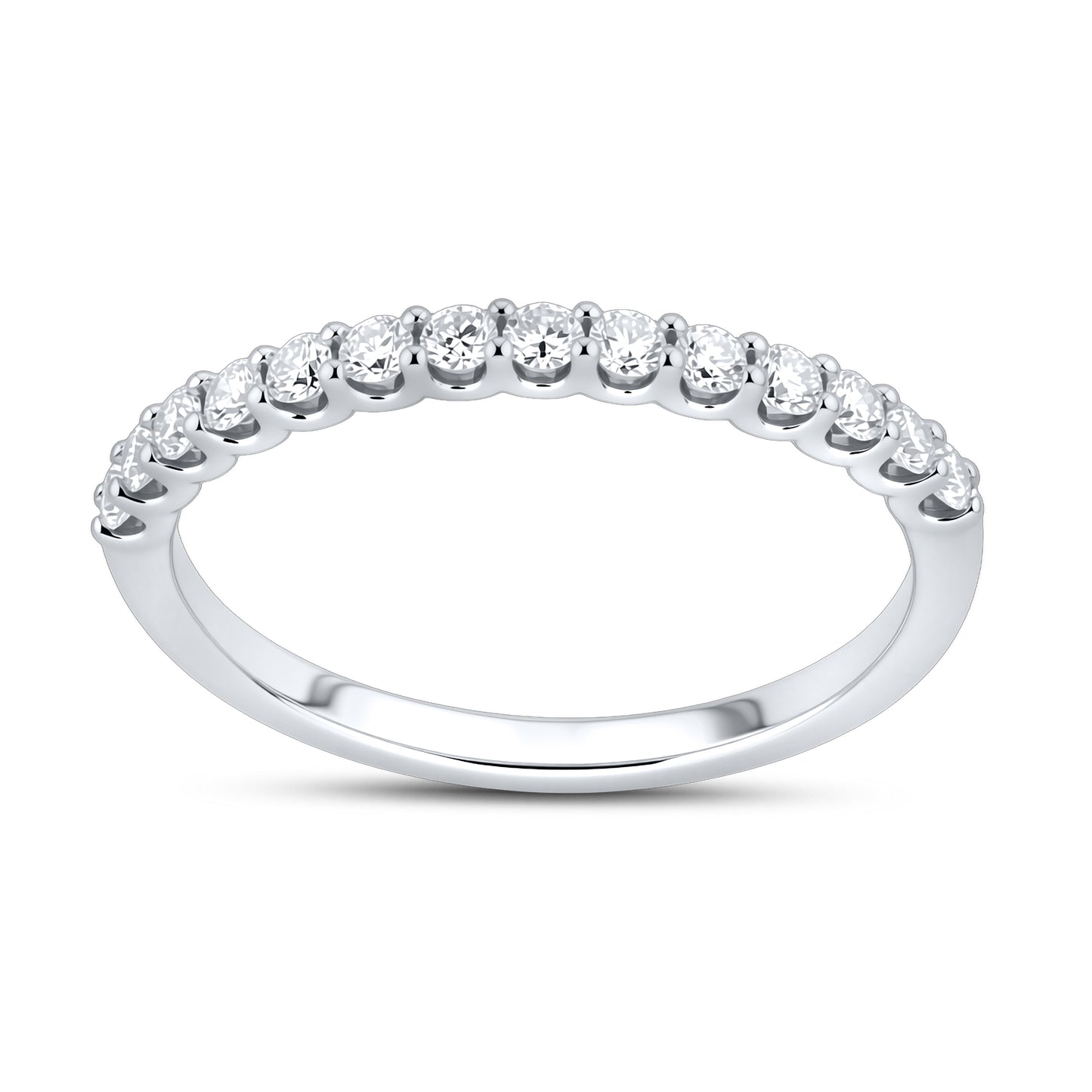 14kT White Gold 4.12 CTW Radiant Lab Diamond Ring