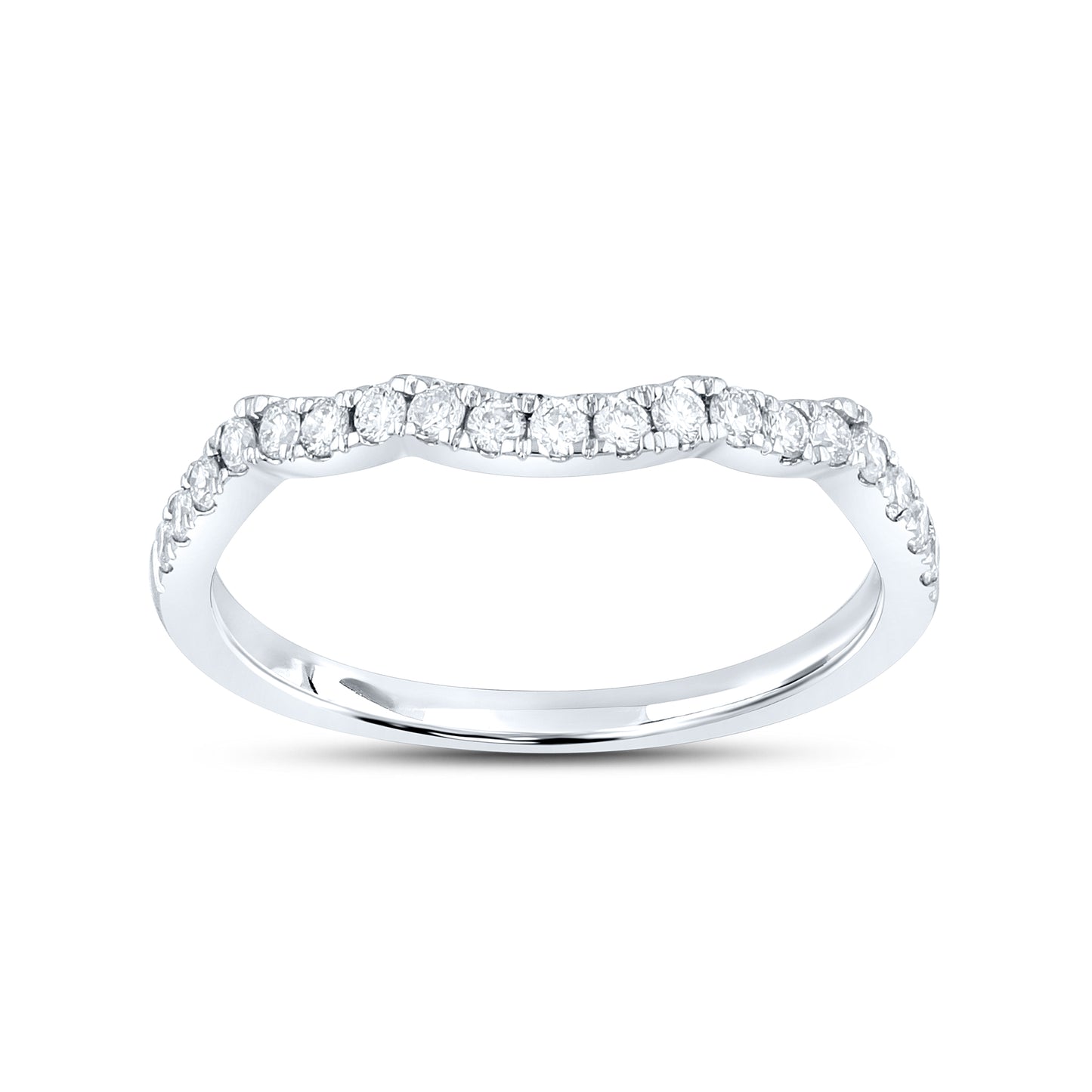 14kt White Gold 1.25 CTW Lab Diamond Bridal Engagement Ring Set