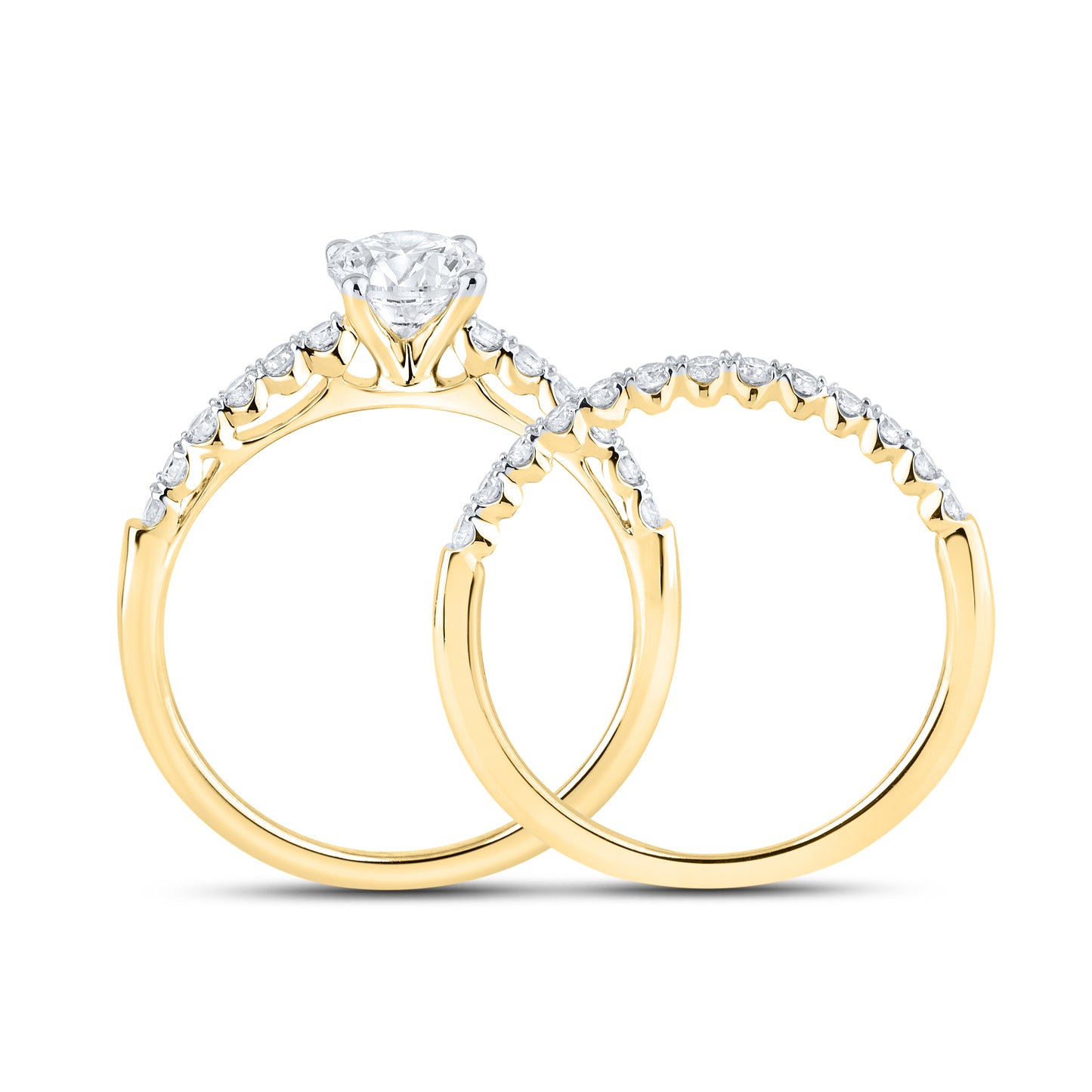 14kt Yellow Gold 1.25 CTW Lab Diamond Ring