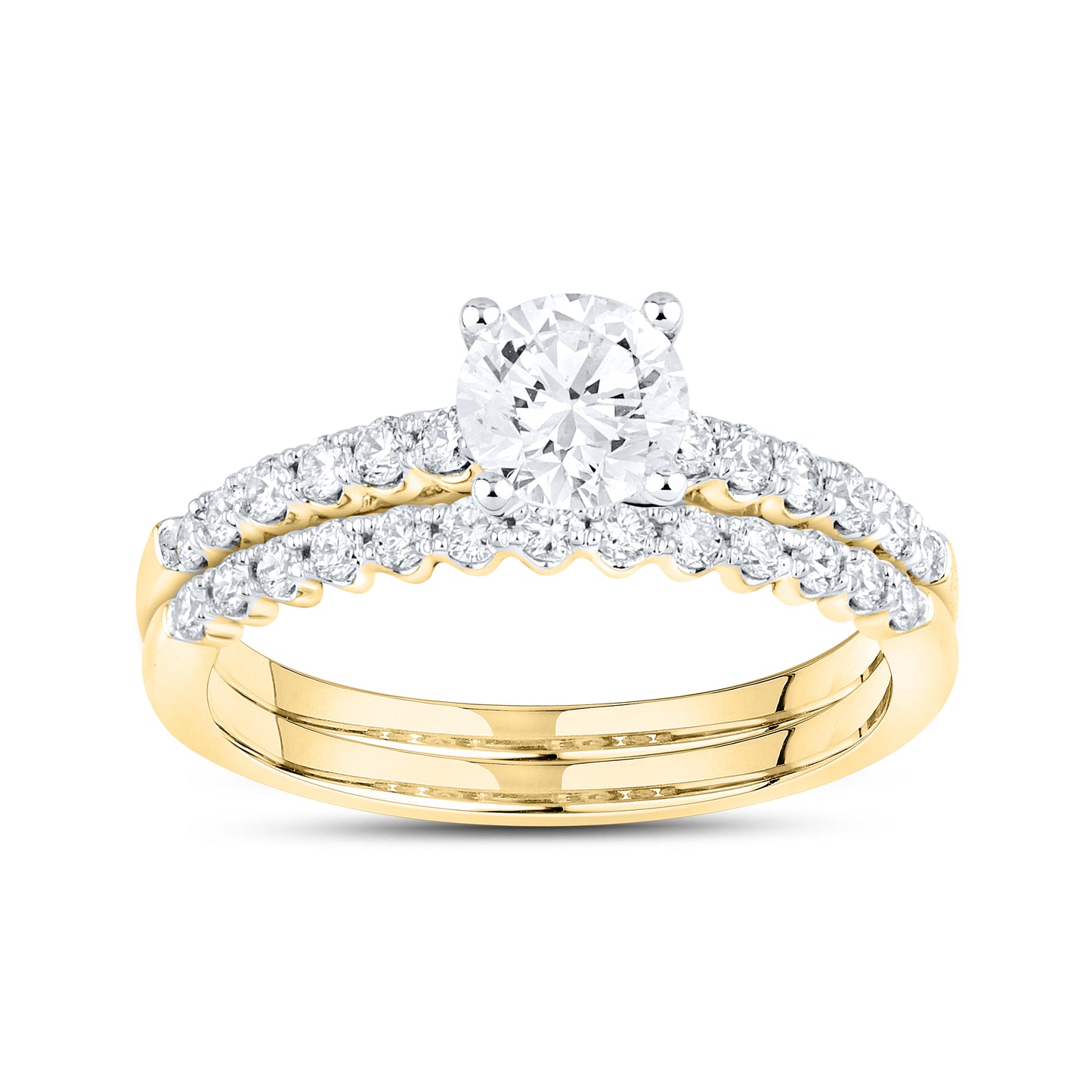14kt Yellow Gold 1.25 CTW Lab Diamond Ring