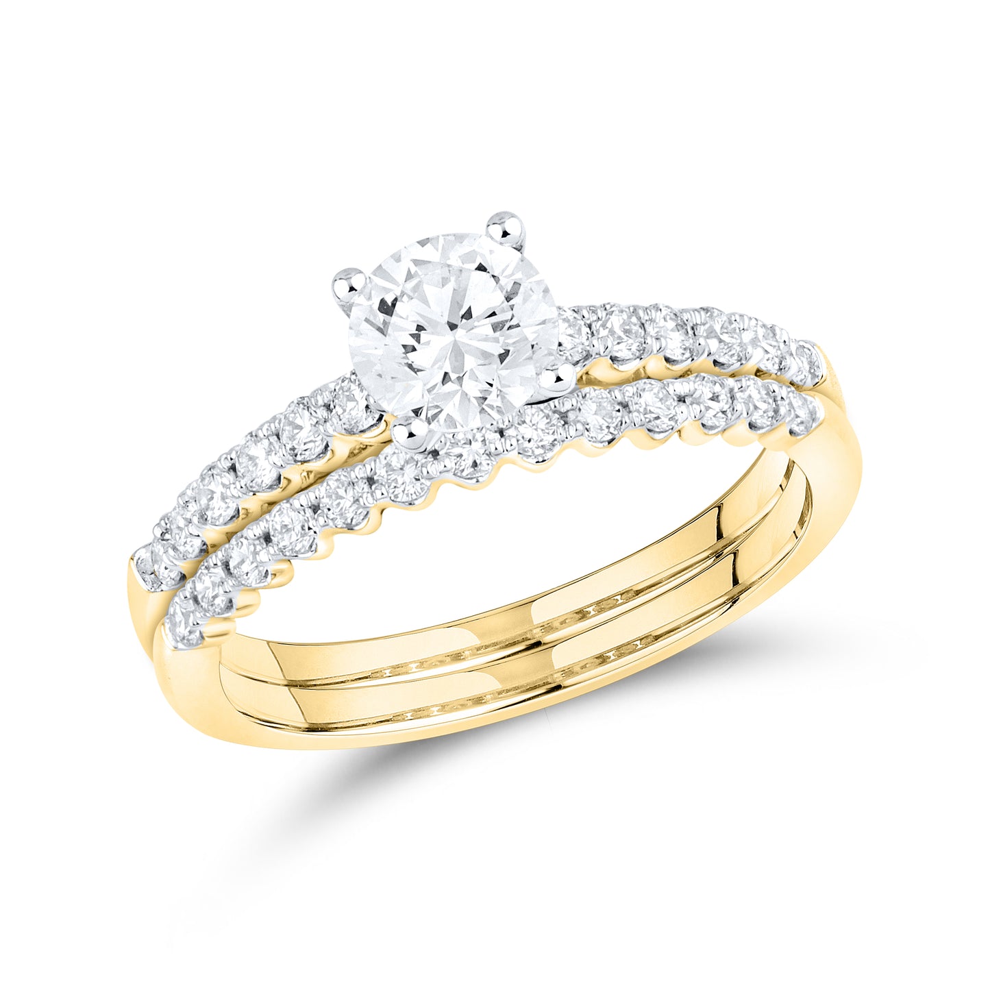 14kt Yellow Gold 1.25 CTW Lab Diamond Ring