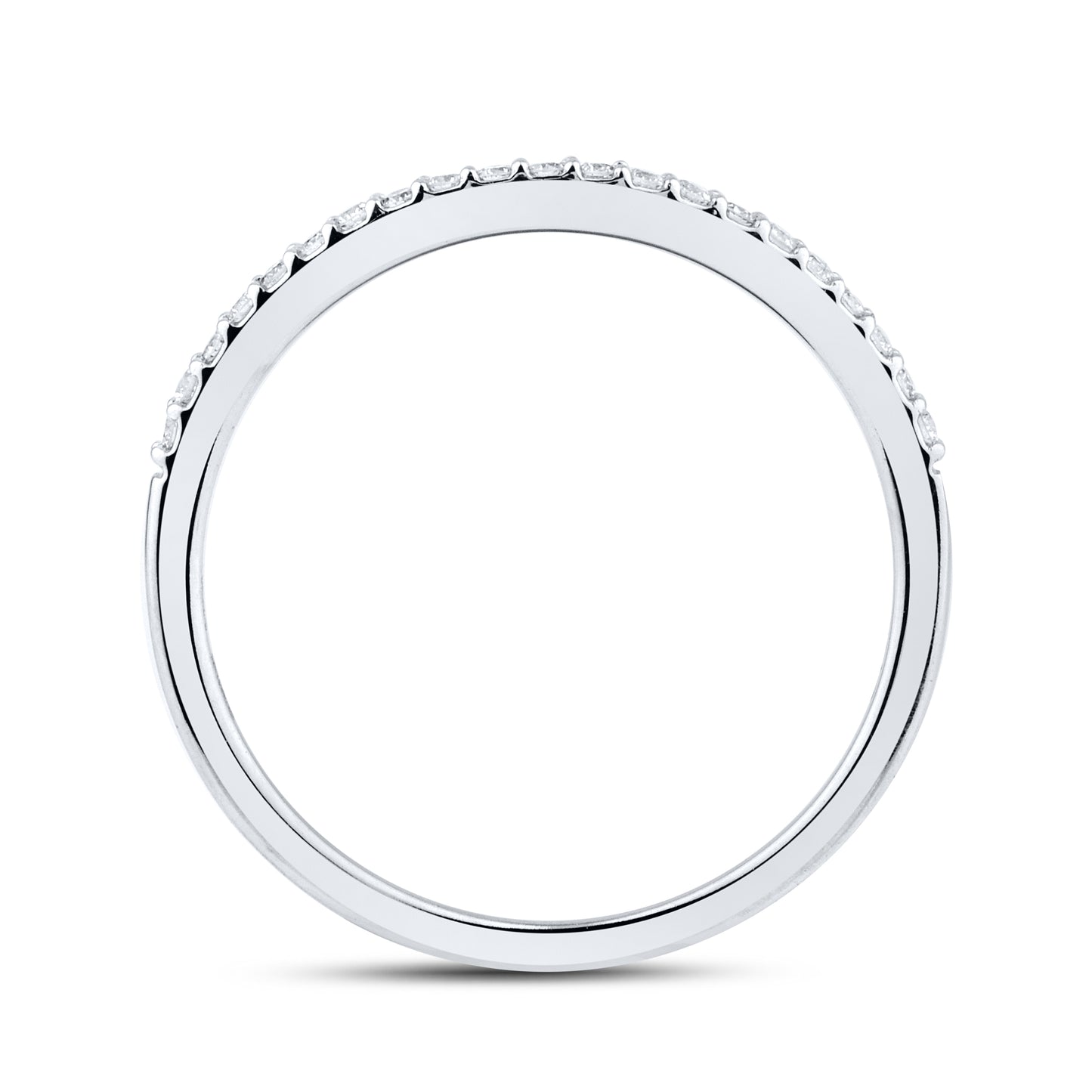 14kt White Gold 1.15 CTW Lab Diamond Ring Bridal Ring Set