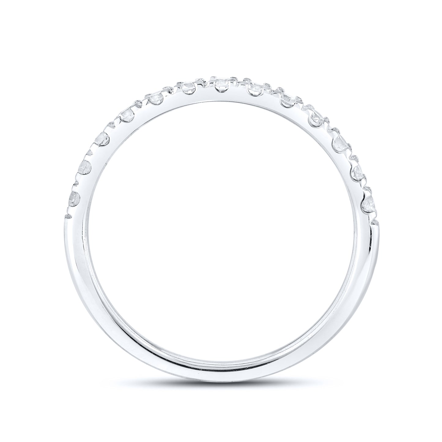14kt White Gold 3.12ctw lab Diamond bridal set