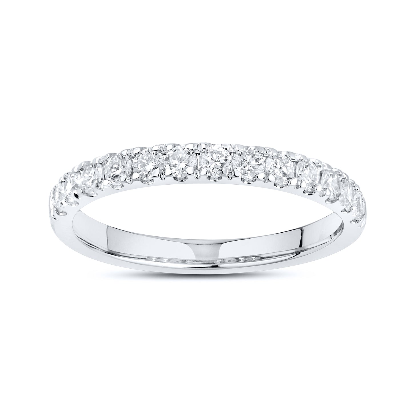 14kt White Gold 3.12ctw lab Diamond bridal set