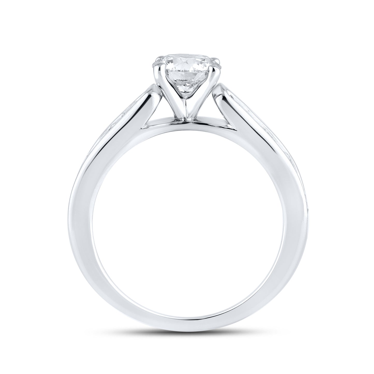 10kt White Gold 3.06 CTW Lab Diamond Ring