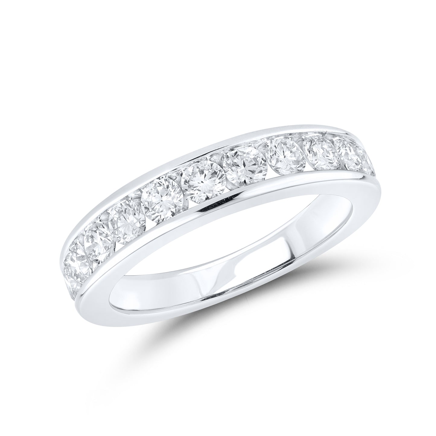 10kt White Gold 3.06 CTW Lab Diamond Ring