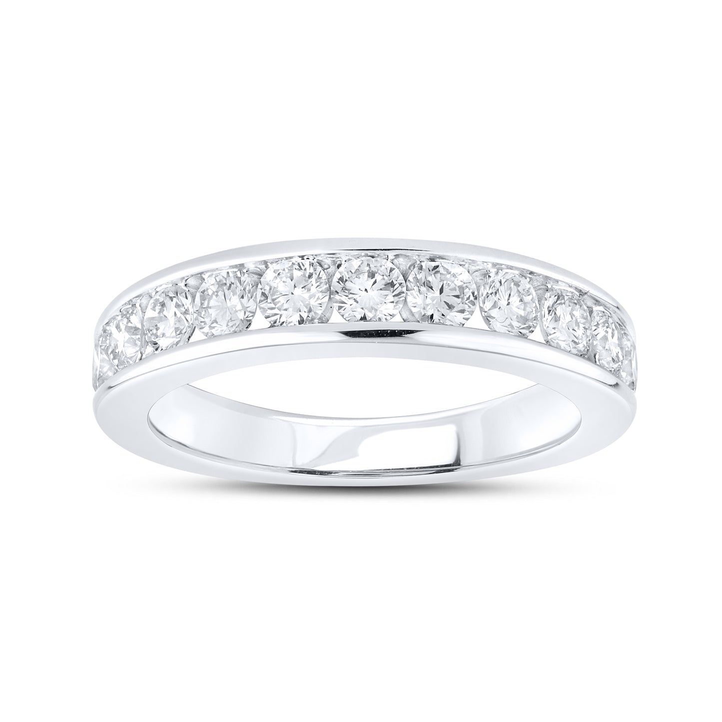 10kt White Gold 3.06 CTW Lab Diamond Ring