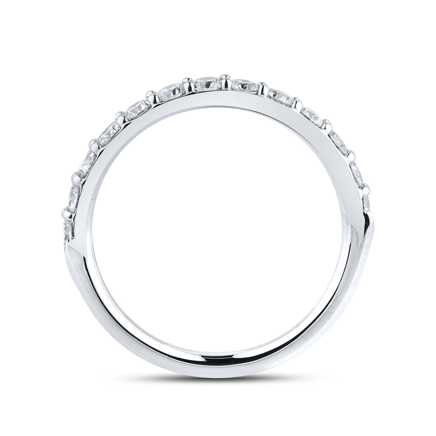 14kt White Gold 5.02 CTW Lab Diamond Bridal Set