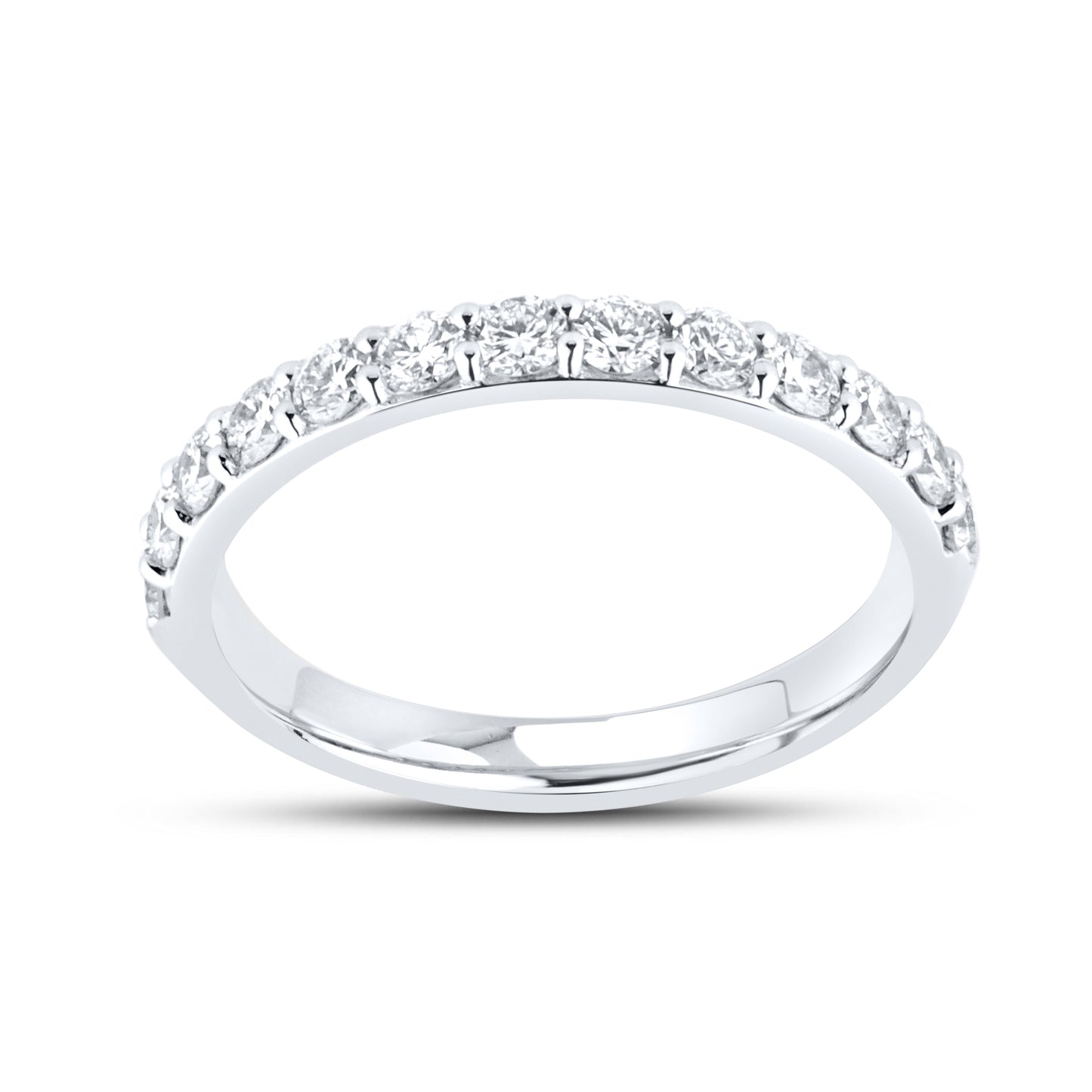 14kt White Gold 5.02 CTW Lab Diamond Bridal Set