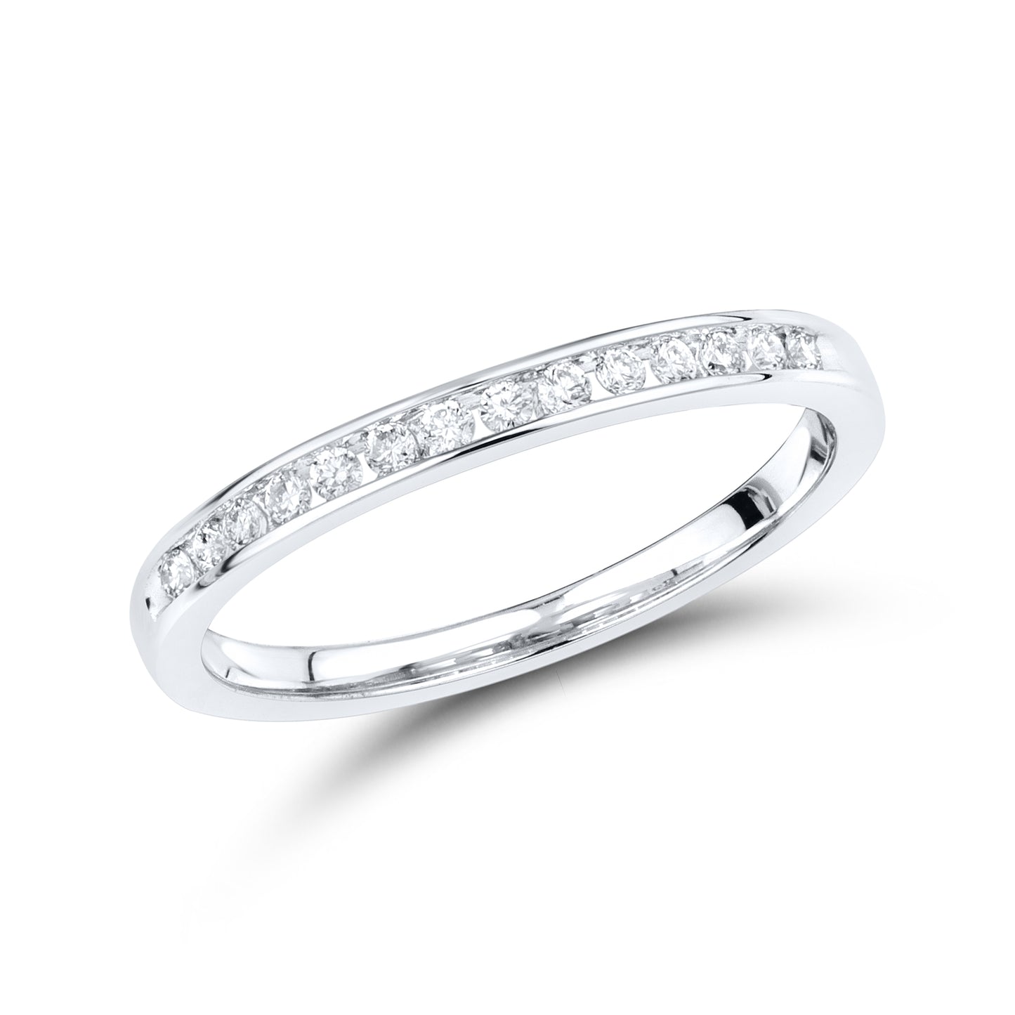 14kt White Gold 0.91 CTW  Lab Diamond Bridal Ring Set