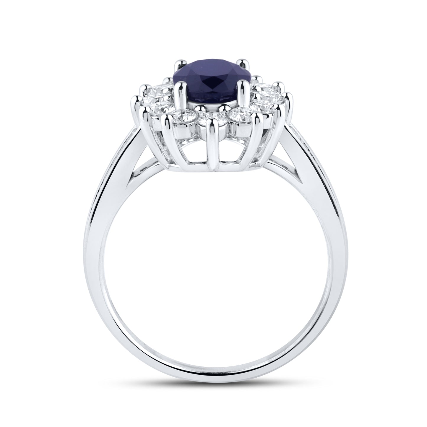 14kt White Gold 0.82 CTW Lab Diamond Ring