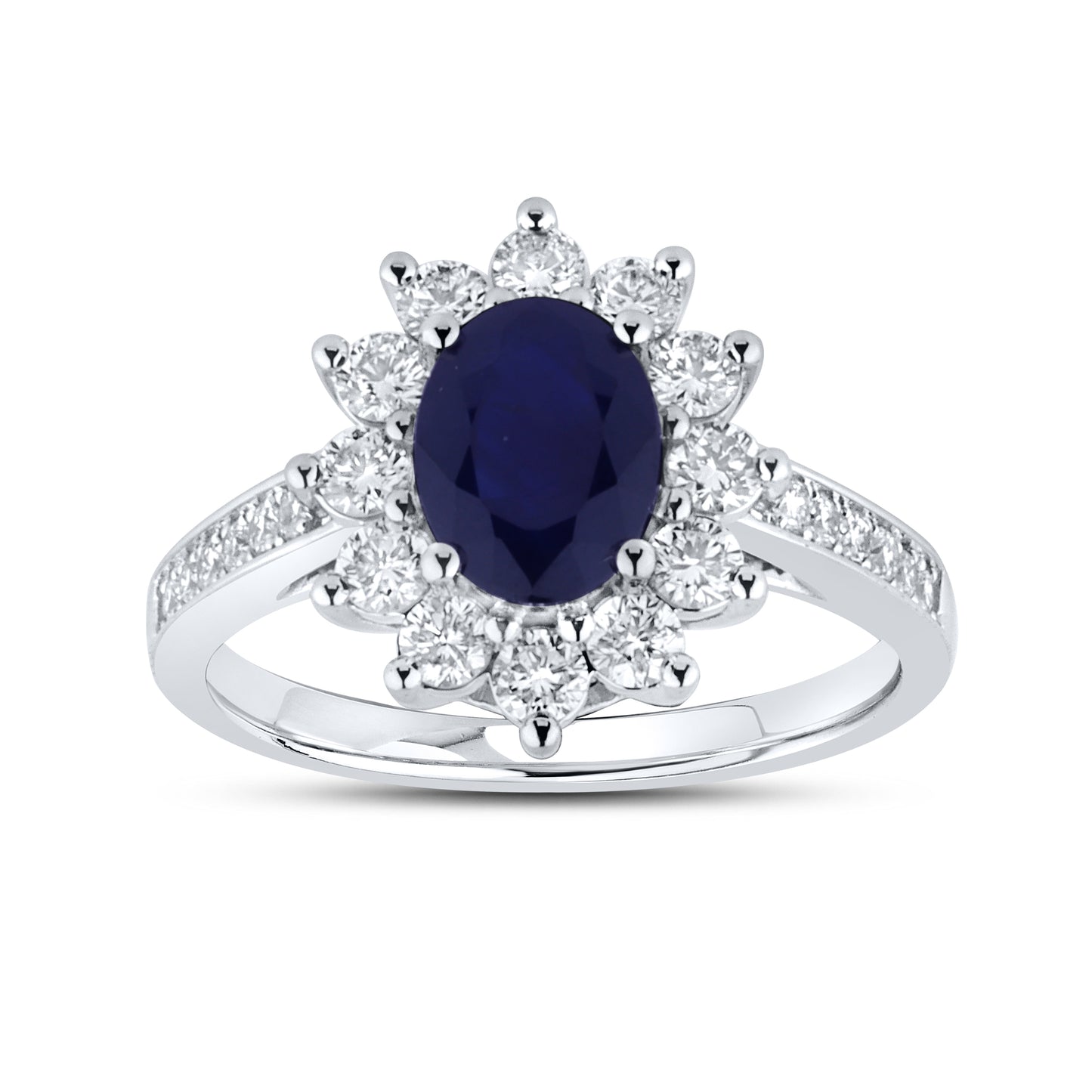 14kt White Gold 0.82 CTW Lab Diamond Ring