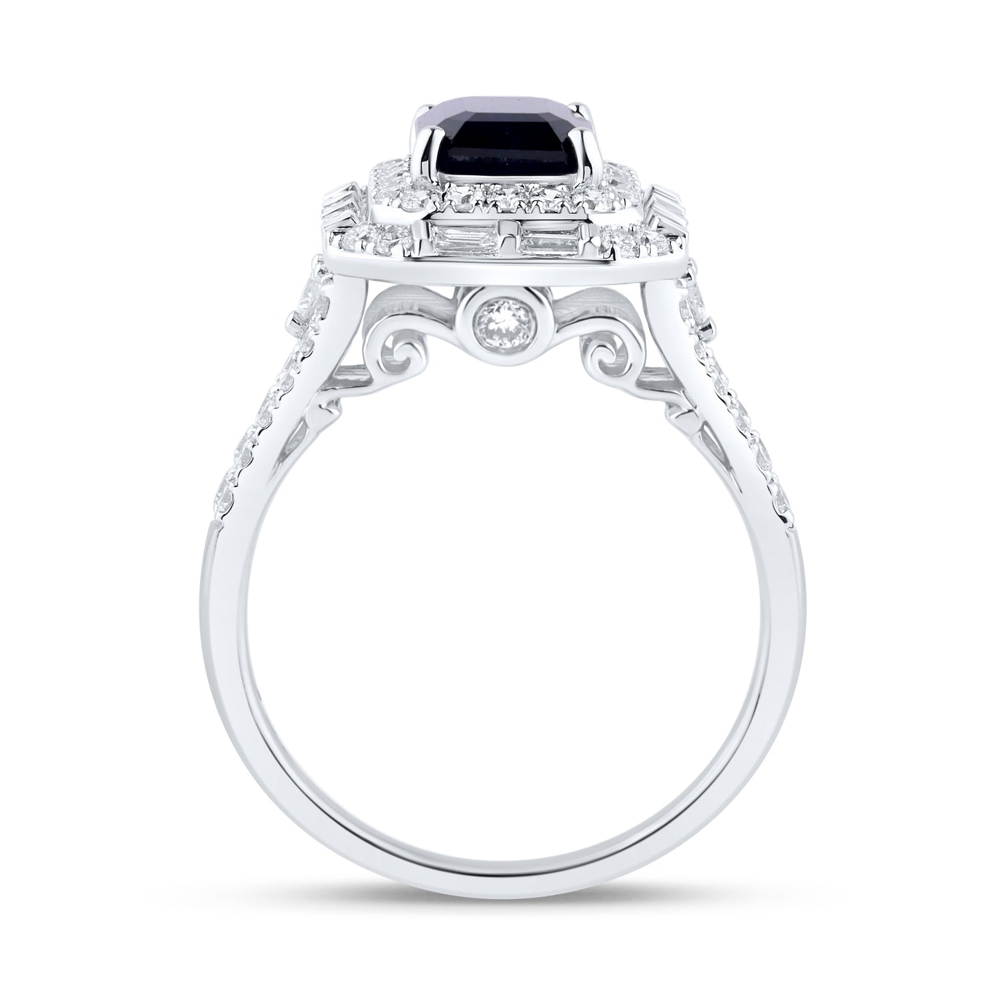 14kt White Gold 0.92 CTW Lab Diamond Ring