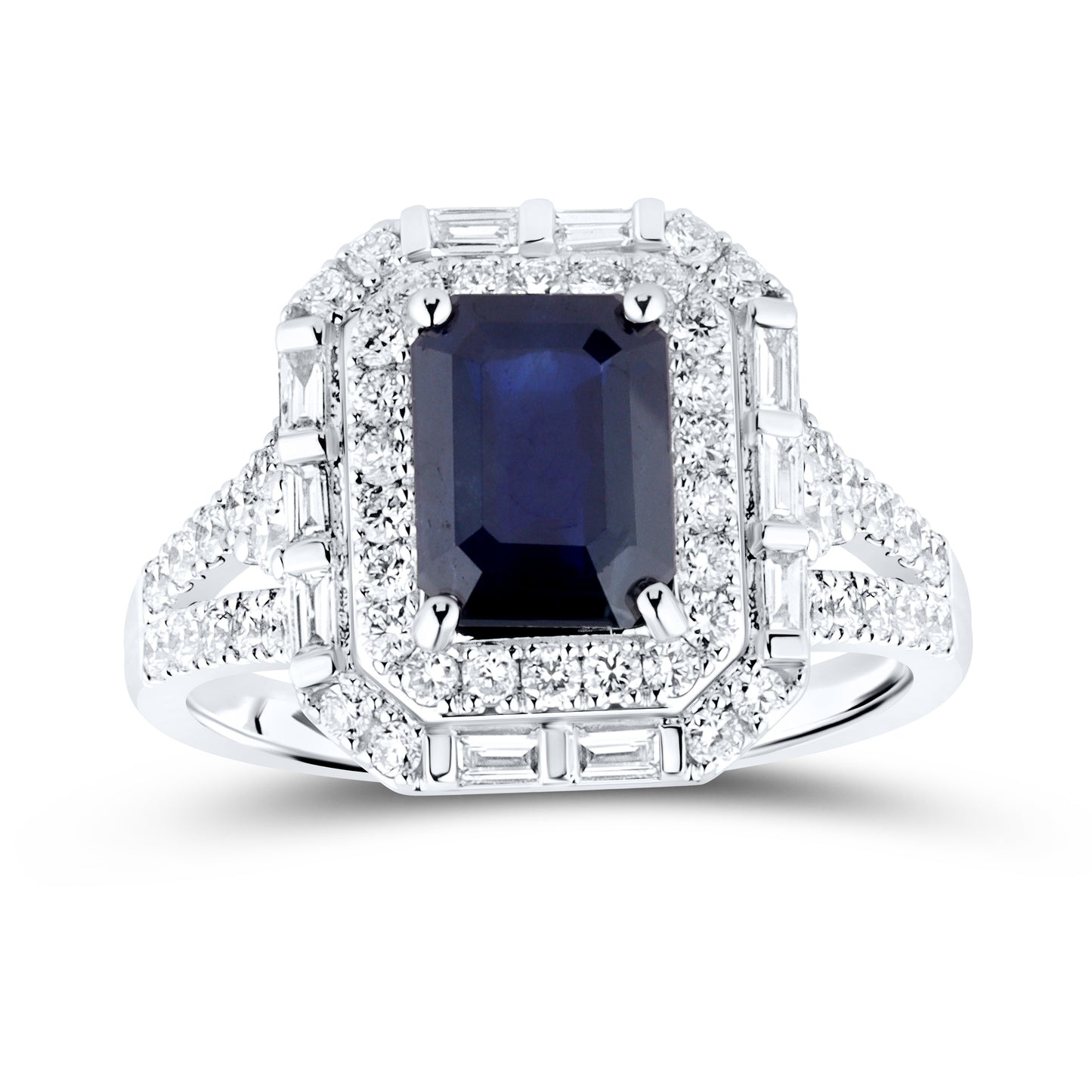 14kt White Gold 0.92 CTW Lab Diamond Ring