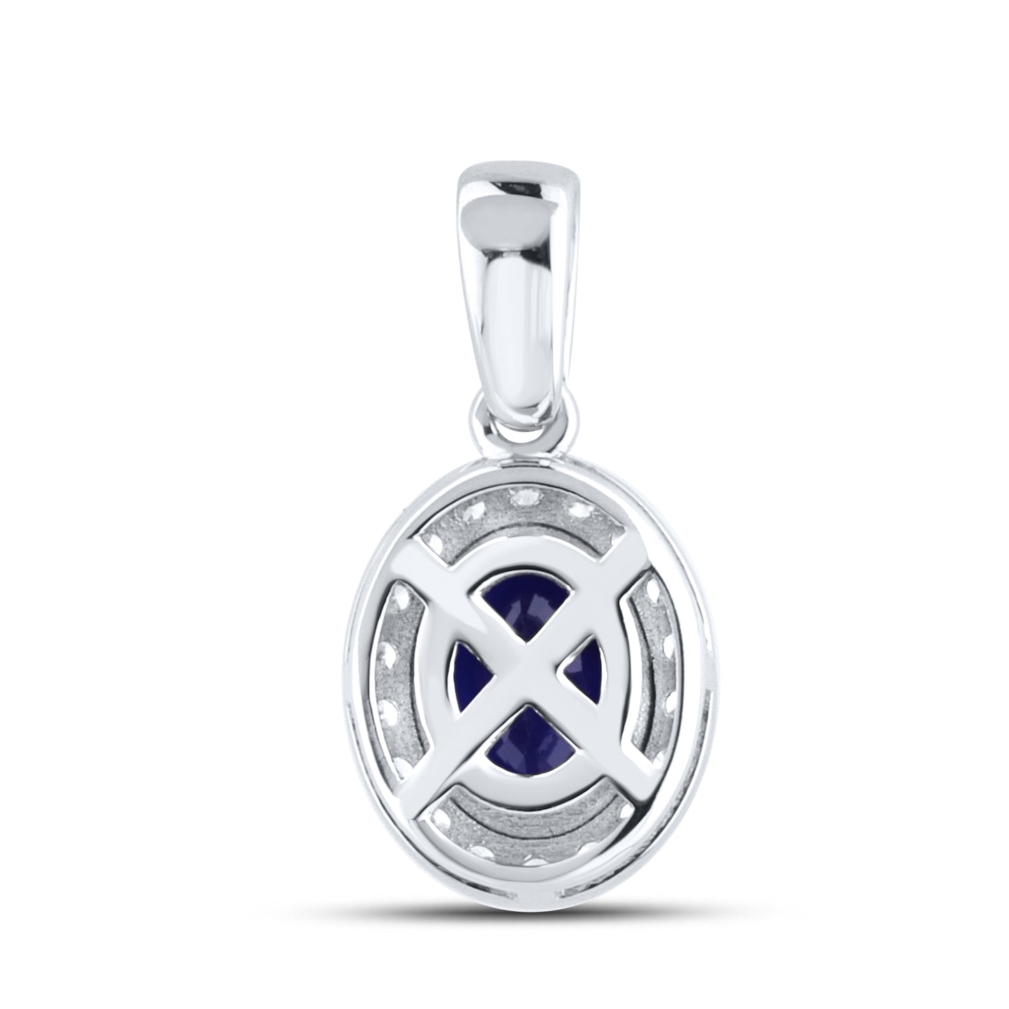14kt White Gold 0.22 CTW Lab Diamond Pendant