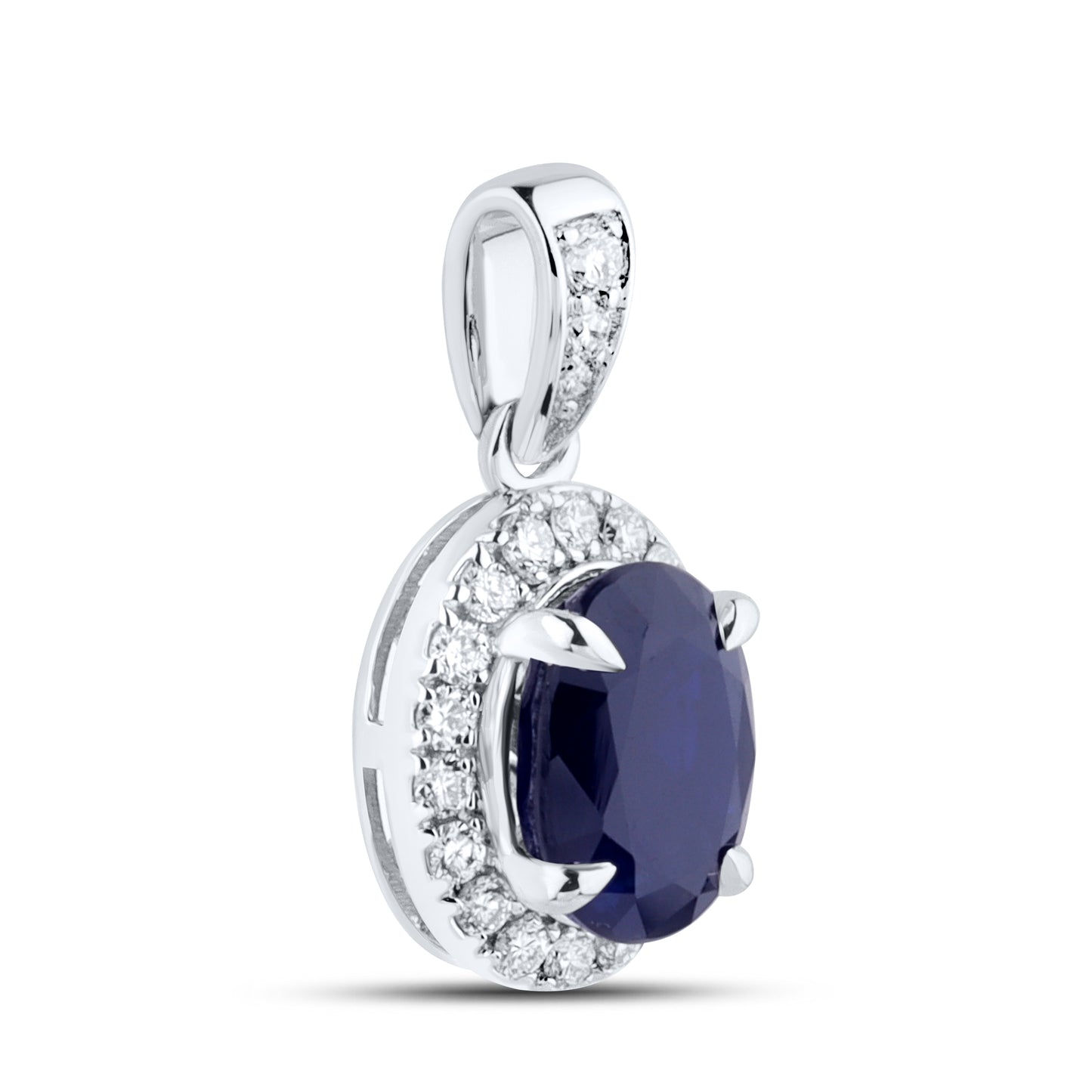 14kt White Gold 0.22 CTW Lab Diamond Pendant