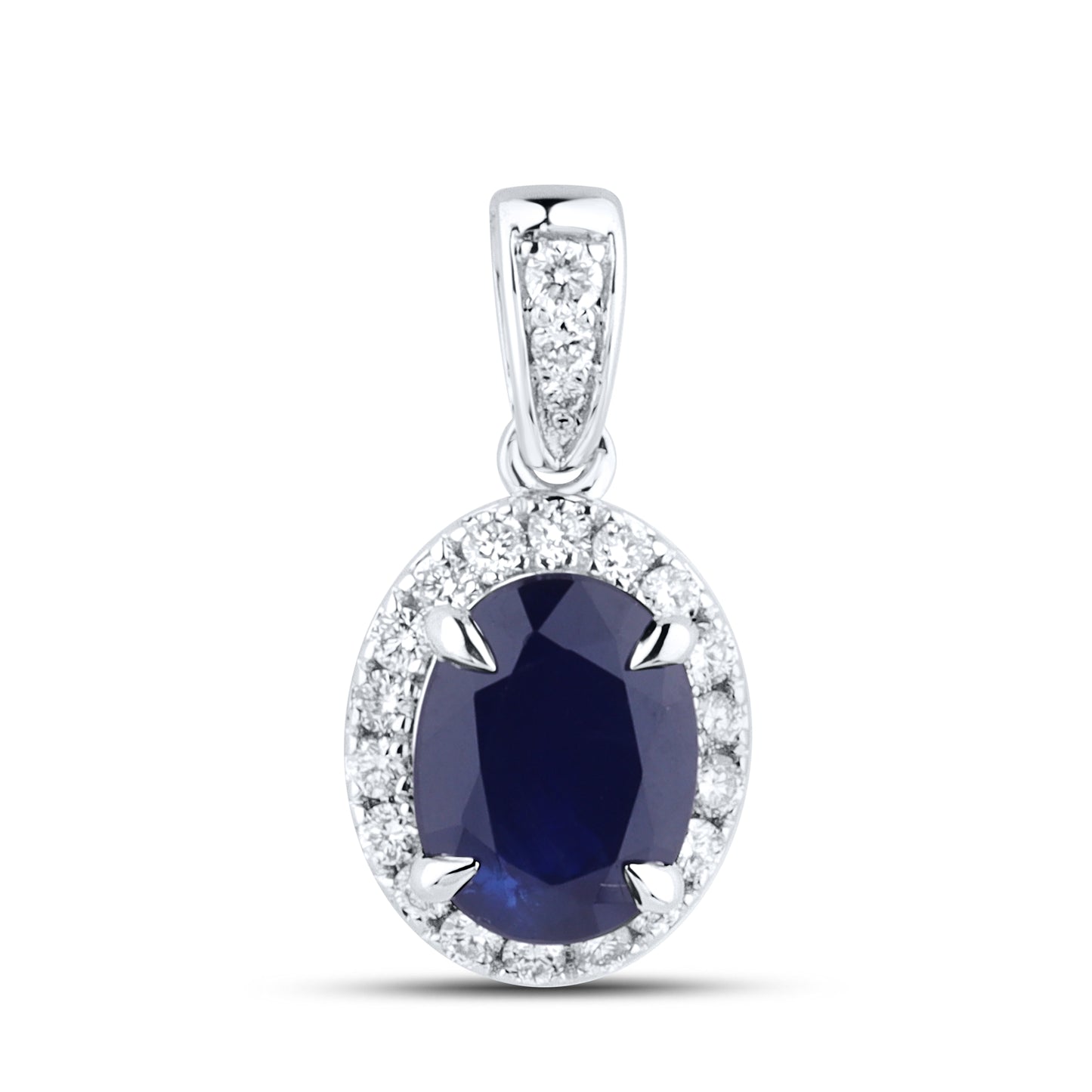 14kt White Gold 0.22 CTW Lab Diamond Pendant