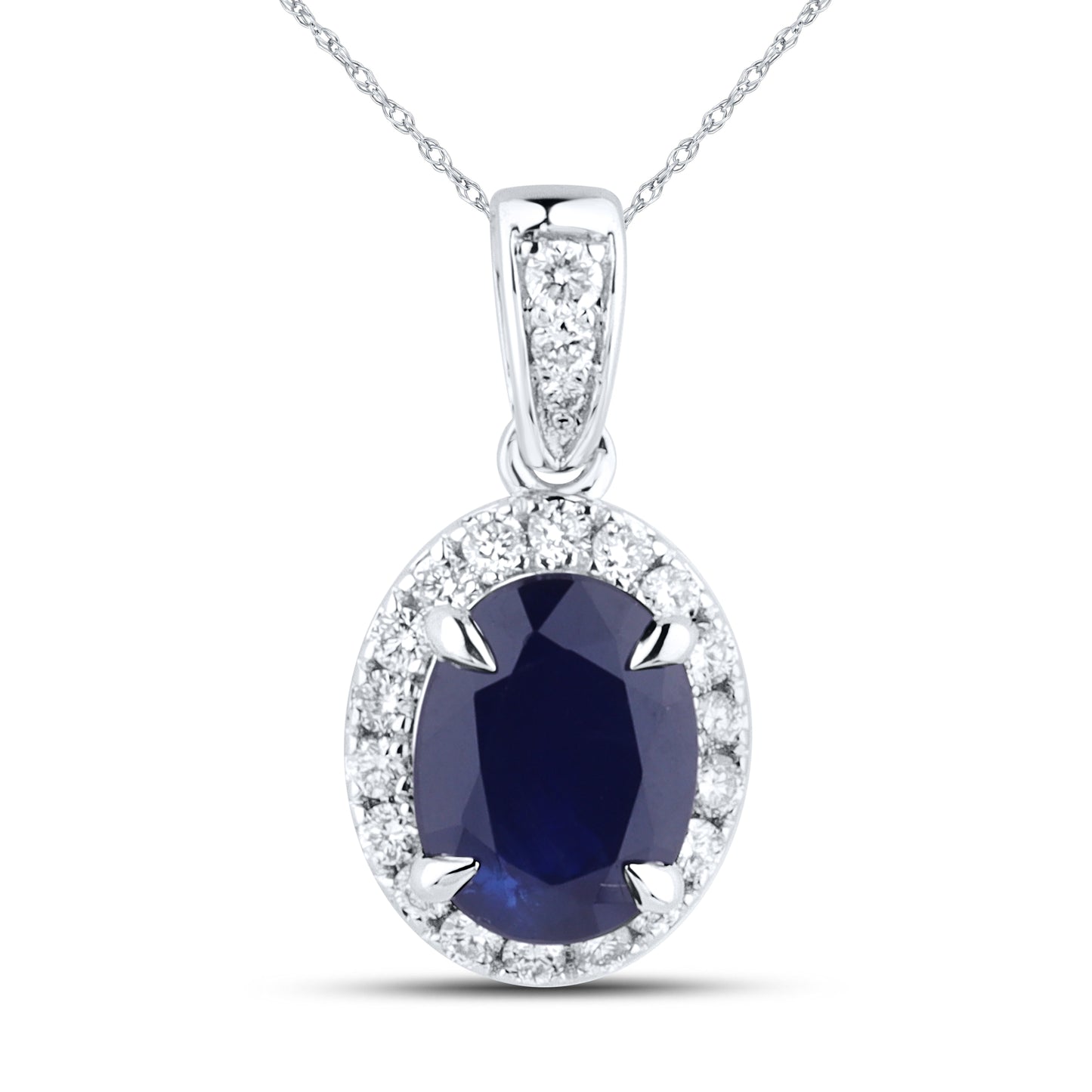 14kt White Gold 0.22 CTW Lab Diamond Pendant