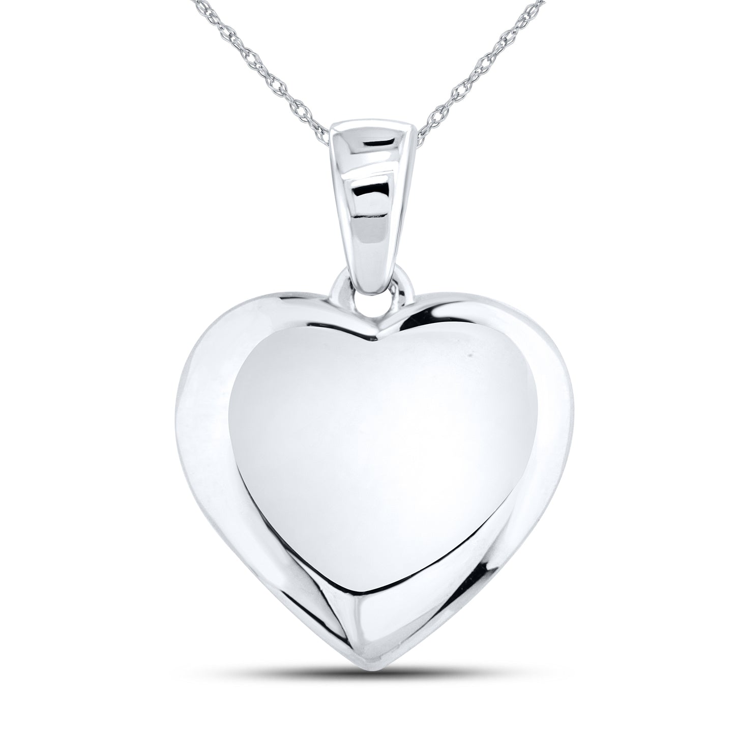 14kt White Gold 0.50 CTW Lab Diamond Pendant
