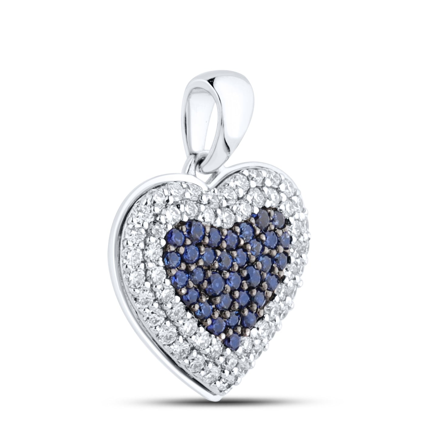14kt White Gold 0.50 CTW Lab Diamond Pendant