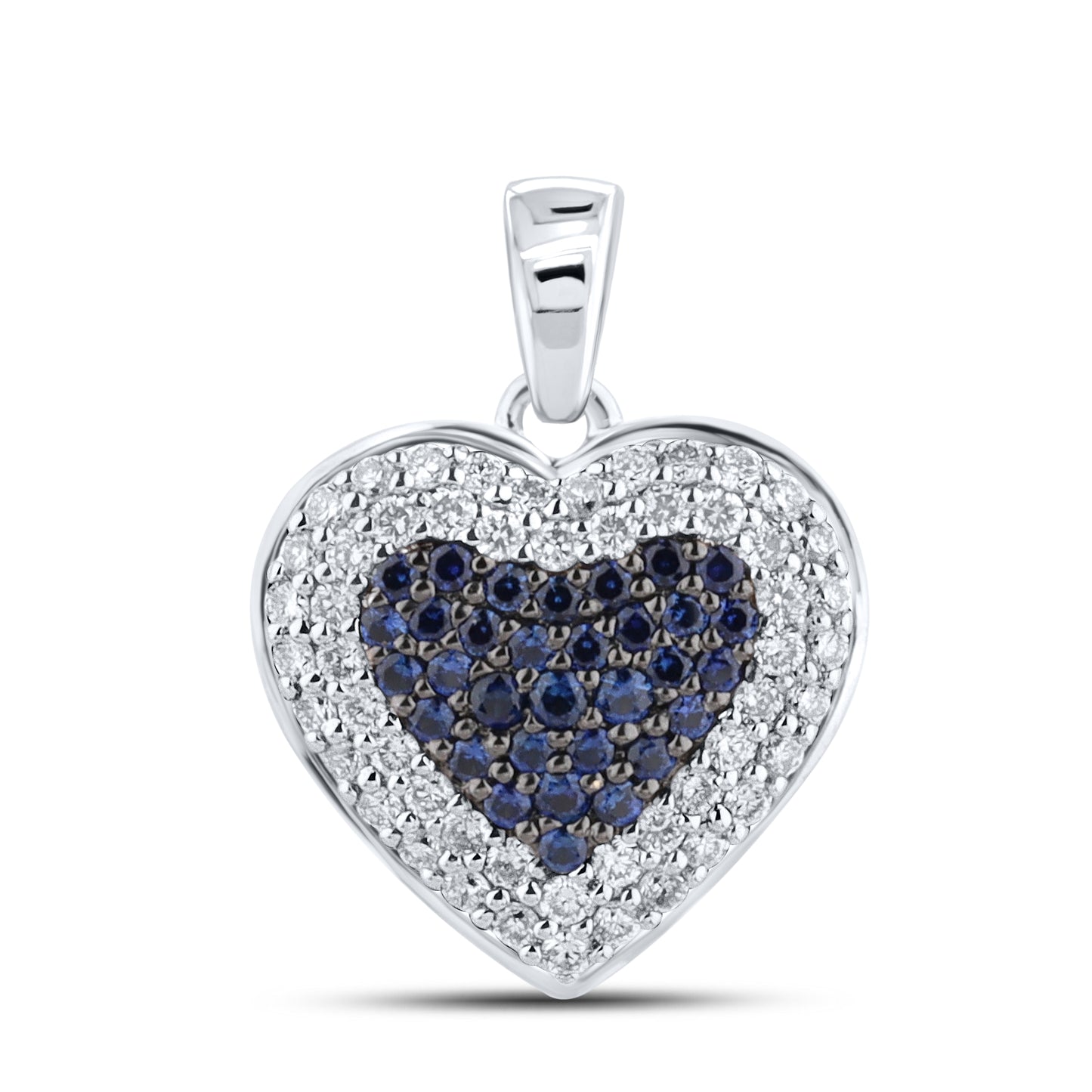 14kt White Gold 0.50 CTW Lab Diamond Pendant