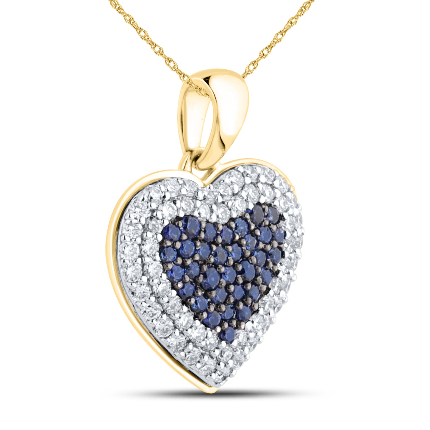 14kt Yellow Gold 0.50 CTW Lab Diamond Pendant