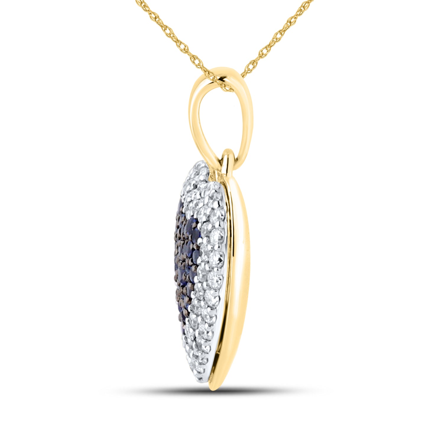 14kt Yellow Gold 0.50 CTW Lab Diamond Pendant