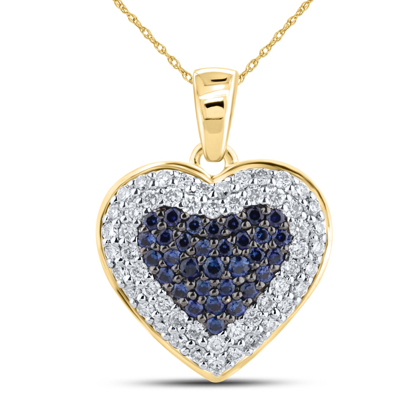 14kt Yellow Gold 0.50 CTW Lab Diamond Pendant