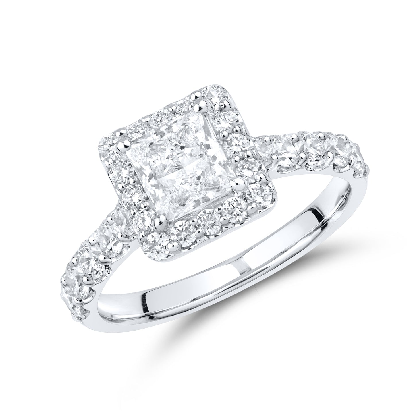 14kt White Gold 1.91 CTW Lab Diamond Ring