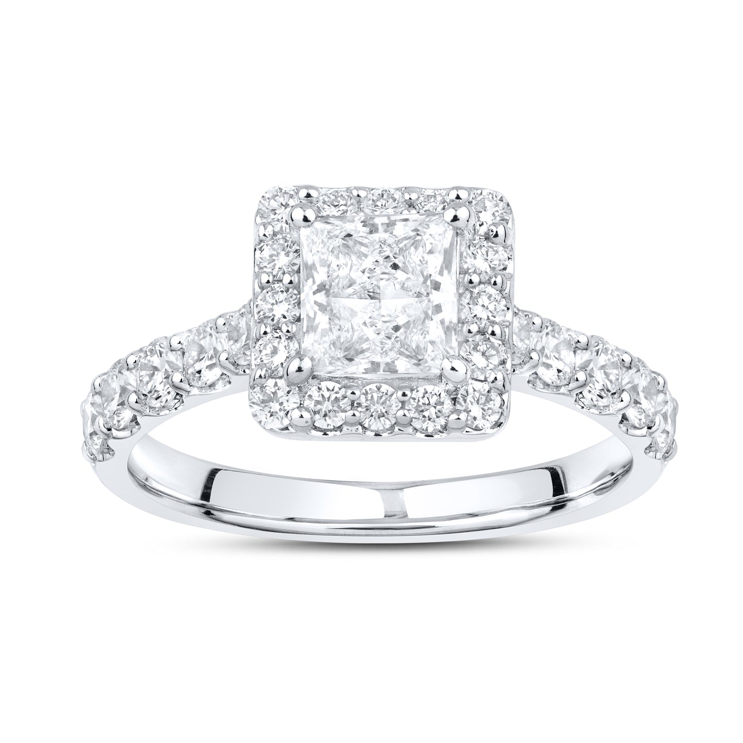 14kt White Gold 1.91 CTW Lab Diamond Ring