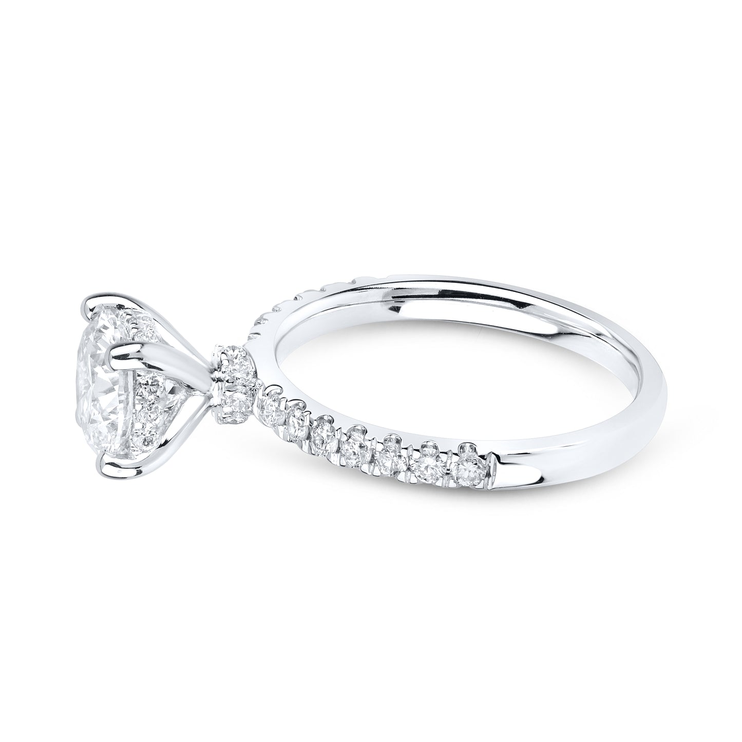 14kt White Gold 2.03 CTW Lab Diamond Ring