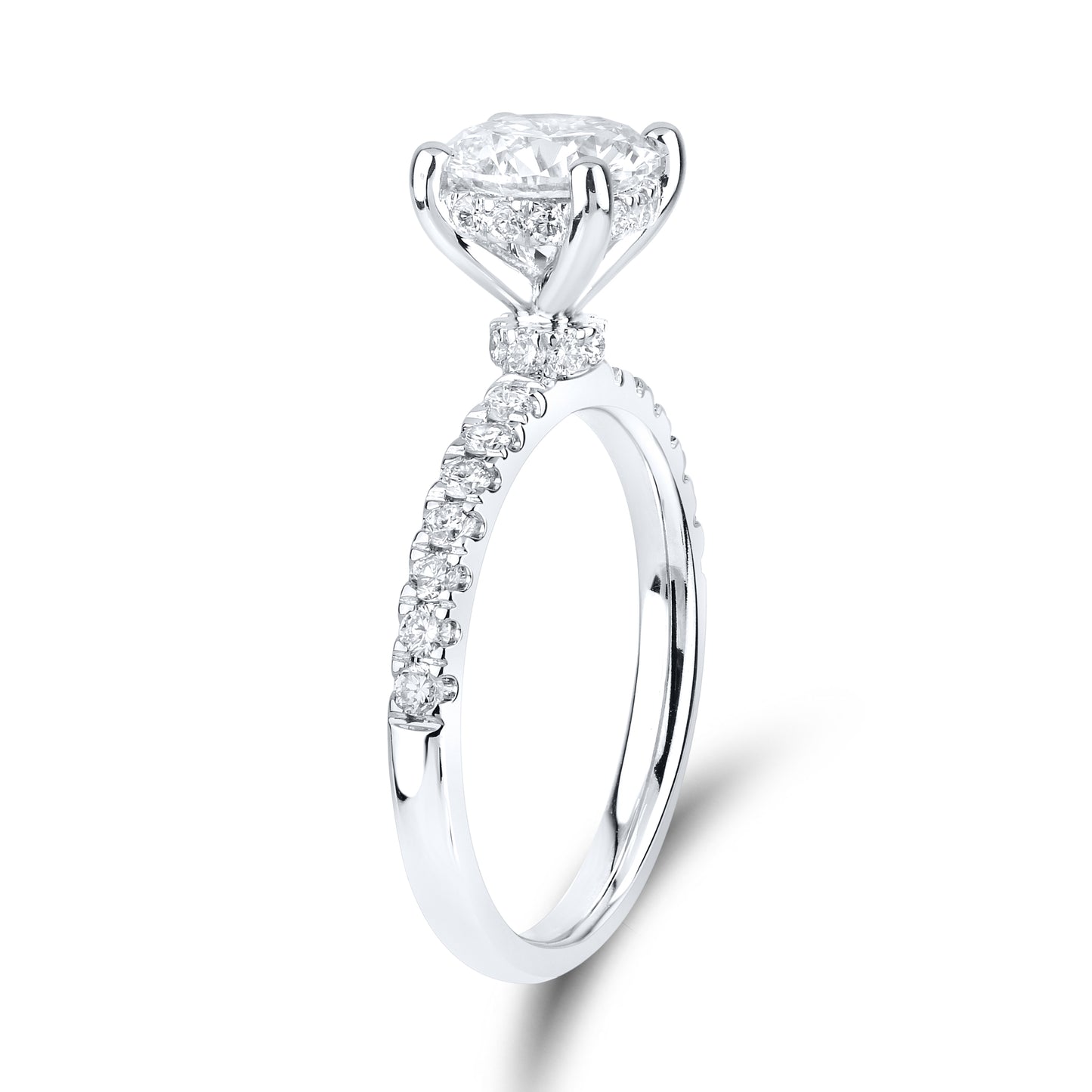 14kt White Gold 2.03 CTW Lab Diamond Ring