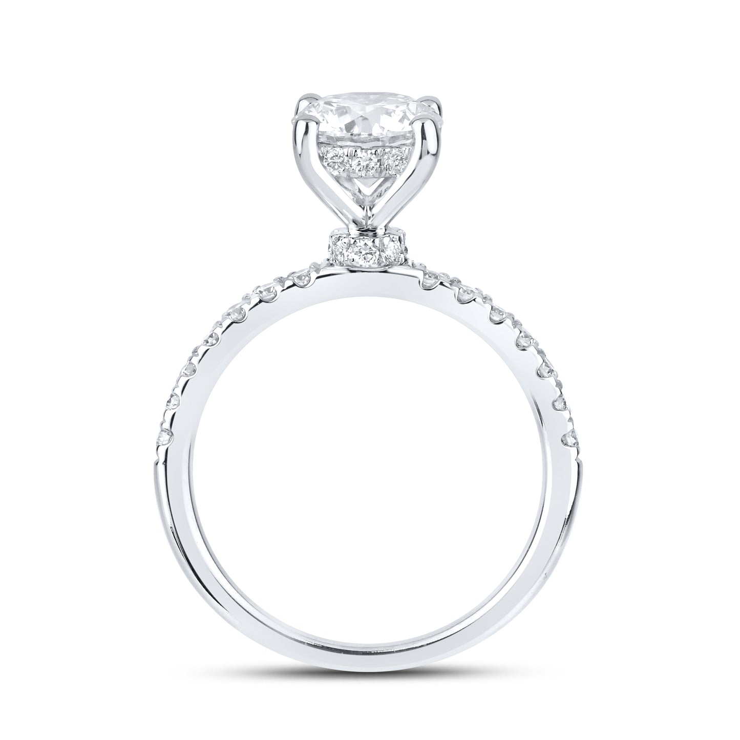 14kt White Gold 2.03 CTW Lab Diamond Ring