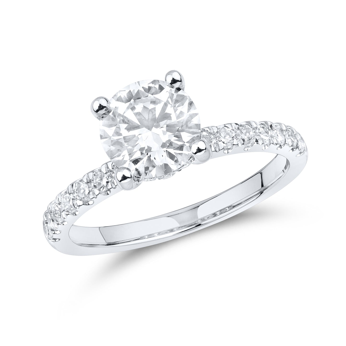 14kt White Gold 2.03 CTW Lab Diamond Ring