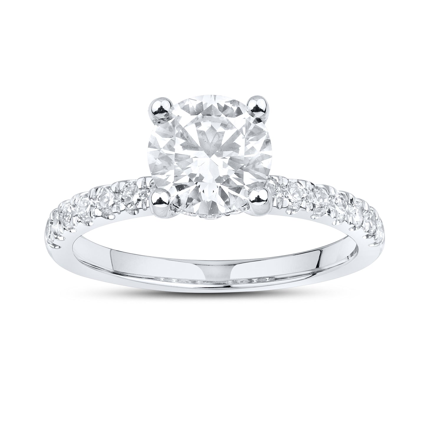 14kt White Gold 2.03 CTW Lab Diamond Ring