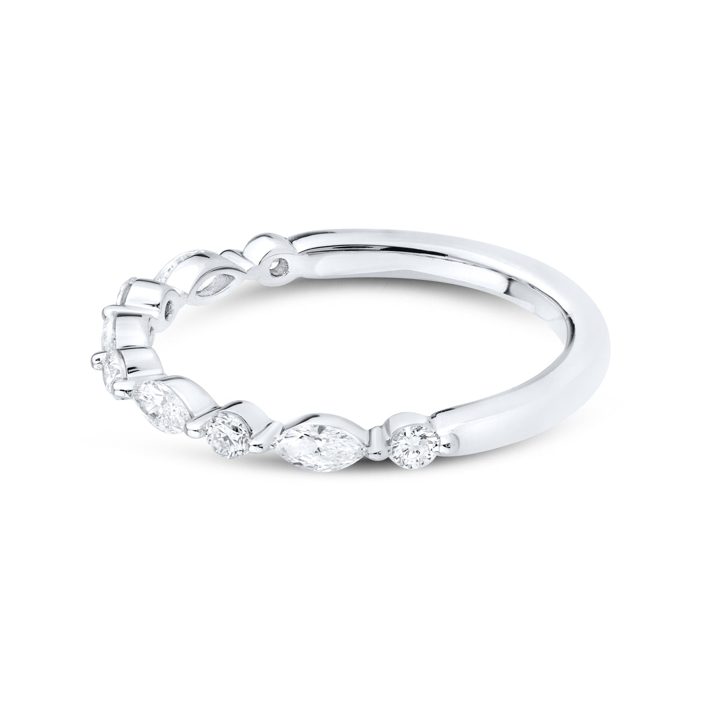 14kt White Gold 0.45 CTW Lab Diamond Band