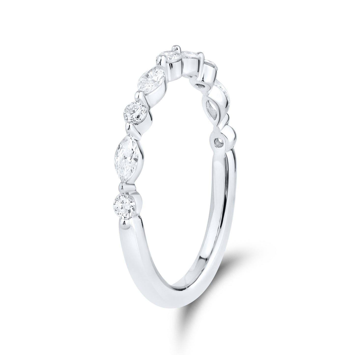 14kt White Gold 0.45 CTW Lab Diamond Band