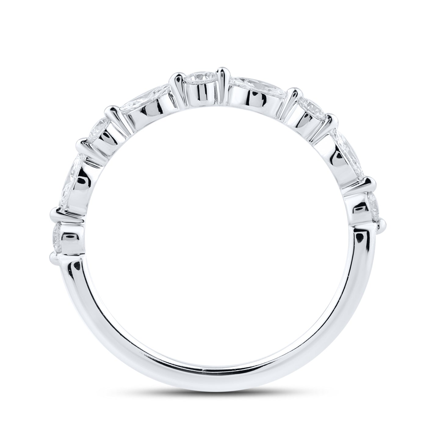 14kt White Gold 0.45 CTW Lab Diamond Band