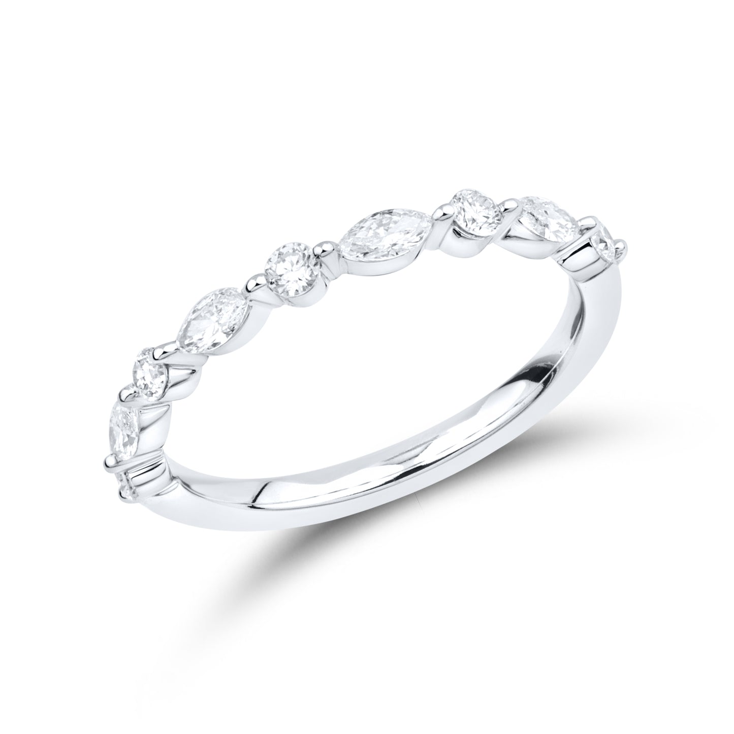 14kt White Gold 0.45 CTW Lab Diamond Band