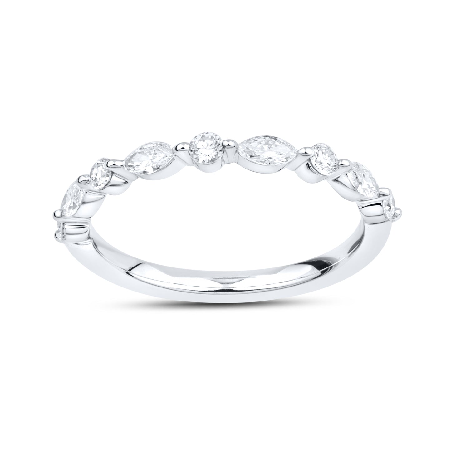14kt White Gold 0.45 CTW Lab Diamond Band